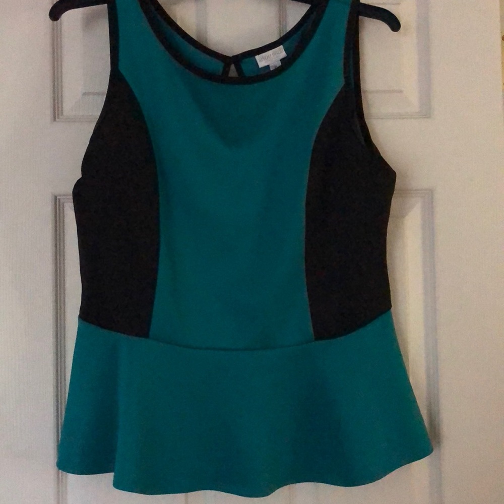 Green & Black blouse